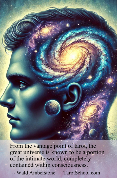 Contemplating the ideas and images of Tarot opens them up and releases  the sweetness of their inner meanings. ~ Wald Amberstone / TarotSchool.com